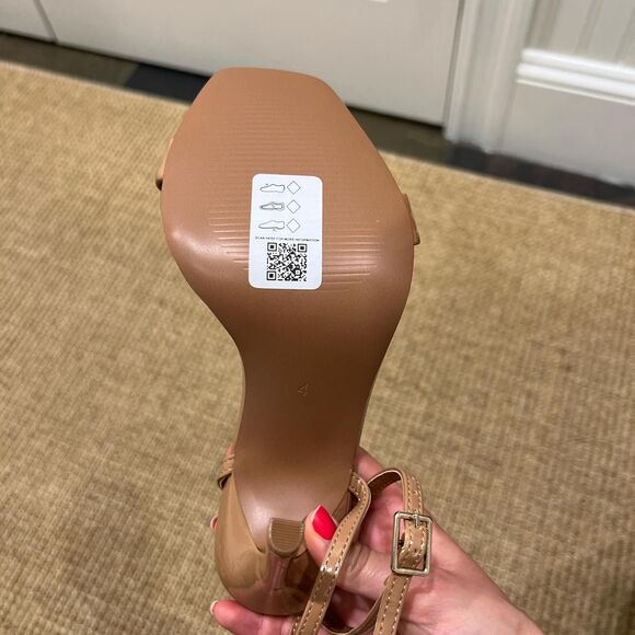 ASOS design nala barely there nude heeled sandal - Picture 5 of 5